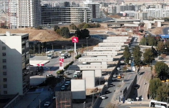 İzmir'in en uzun karayolu tünelinin inşaatı tam gaz!