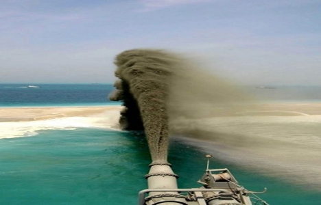 İşte Dubai deki yapay adanın yapılışı!