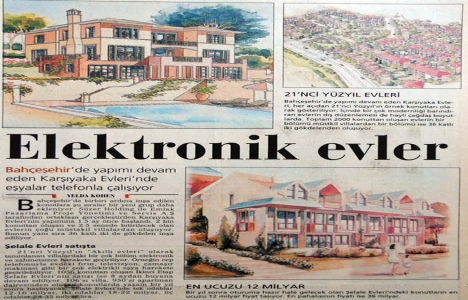 1997 yılında Şelale Evleri nde en ucuz daire 12 milyar lira!