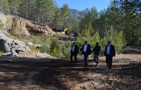 Antalya Kemer Beycik yolu yenileniyor!