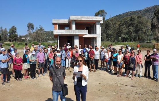 Datça'da sit alanındaki inşaata tepki geldi!