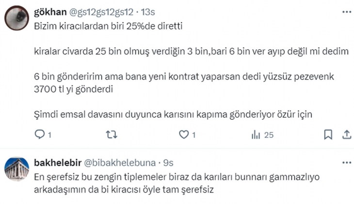 160 metrekarelik 4+1 evde 6 bin TL ye oturan kiracıya ev sahibinden tepki: Mahalledeki diğer kiralar 5-6 katı