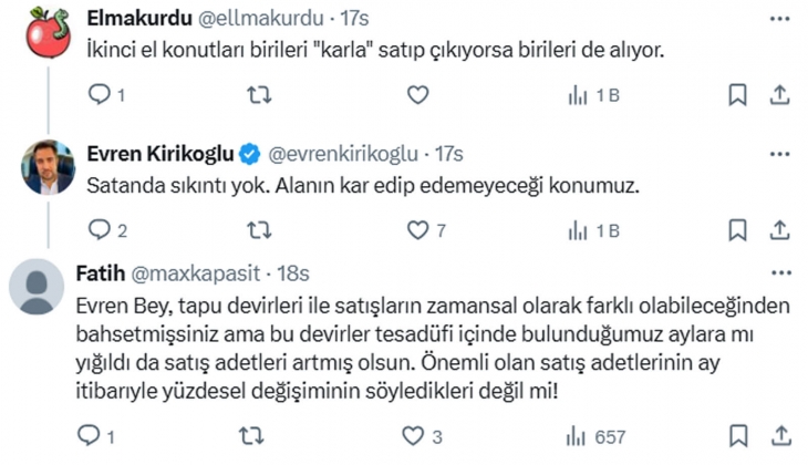 Yeni konut satışlarındaki artışa temkinli bakılmalı: Parası geçen yıl ödenen bir evin tapu devri yeni yapılmış olabilir!
