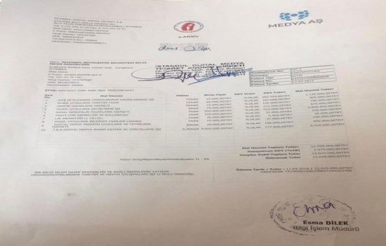 İBB den 13 milyonluk fatura açıklaması!