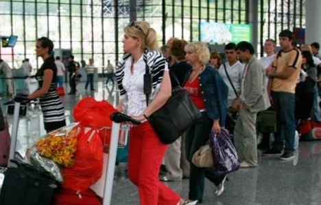 Türkiye'ye gelen yabancı sayısı yüzde 1.21 azaldı!