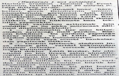 1938 yılında İstanbul sokakları tamir edilecek!