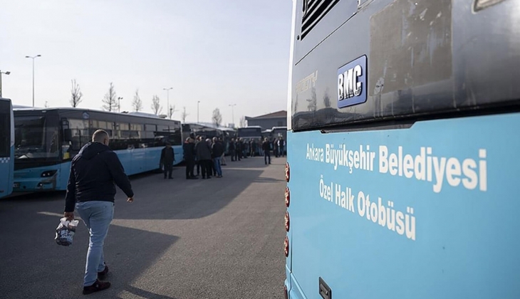 Ankara Büyükşehir, özel halk otobüslerine gelir desteği verecek! Ücretsiz yolcular için 4, abonman yolcular için 2 TL! 