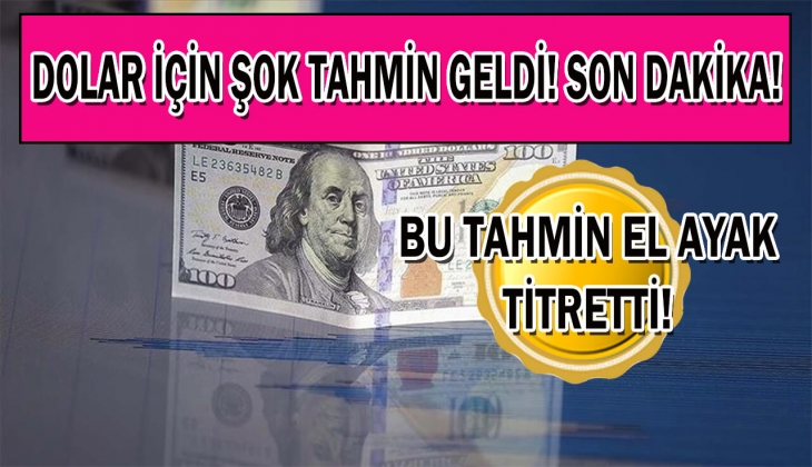 Dolar için güncel son dakika tahmini geldi! Dolar işte tam bu rakama gelecek! Selçuk Geçer o rakamı benden duyun dedi!