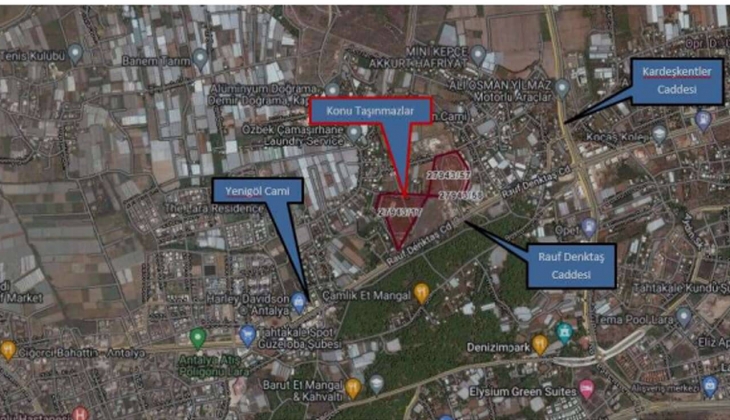 Halk GYO Antalya arsalarının değeri belli oldu!