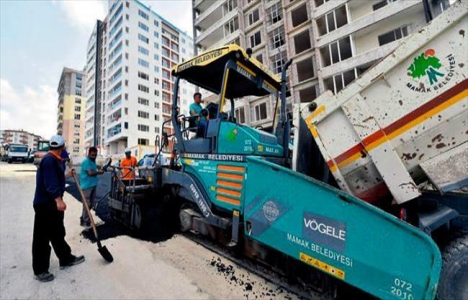 Ankara Mamak'ta asfalt çalışmaları gerçekleştirildi!