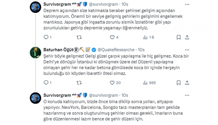 İstanbul da 600 binden fazla yapı 6.7 lik depremi bile kaldıramaz! Yeni yerler imara ve yapılaşmaya açılmamalı!
