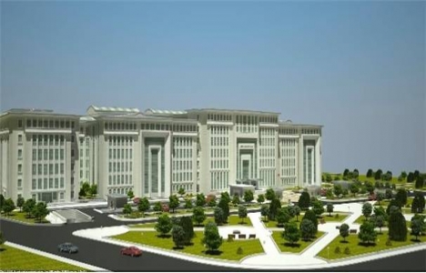  Adana yeni Adalet Sarayı'nın yüzde 90'ı tamam!