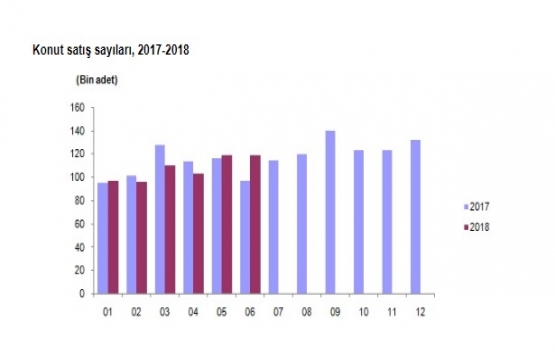 2018 Haziran da 119 bin 413 konut satıldı!