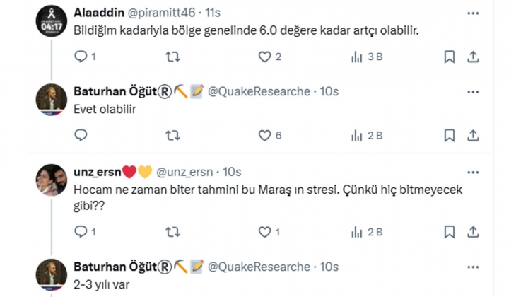 Deprem araştırmacısı Baturhan Öğüt ten Kahramanmaraş uyarısı: Stres birikimi var, 6 büyüklüğünde deprem...