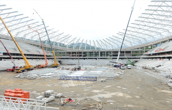 Giresun Çotanak Stadı yıl sonu tamam!