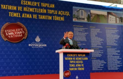Esenler'e 9 yılda 1 milyar liralık yatırım yapıldı!