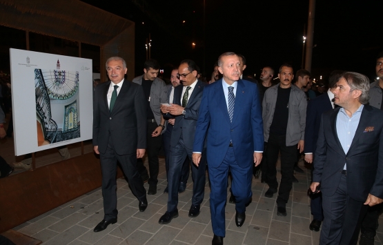 Cumhurbaşkanı Taksim deki opera binasının inşaatını inceledi!