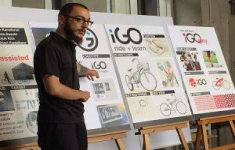 Türk ve Japon öğrenciler, İzmir'e özel elektrikli bisiklet tasarladı!