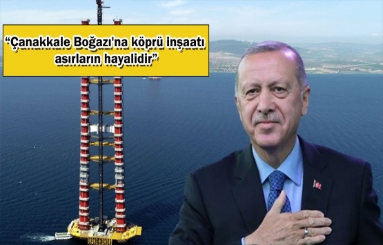 1915 Çanakkale Köprüsü'nün çelik kuleleri tamamlanıyor!