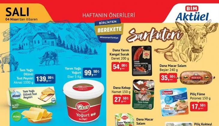 Ramazan'da sofralarınız ziyafete dönüşecek! BİM'de beyaz peynir 79,50 TL, yoğurt 29,50 TL'ye düştü
