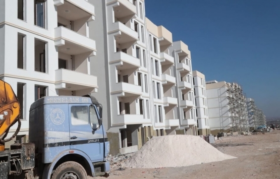 Şanlıurfa Eyyübiye de kentsel dönüşüm evleri yükseliyor!