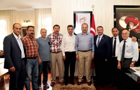 Mobilyacılardan Mesut Akgül’e teşekkür ziyareti!