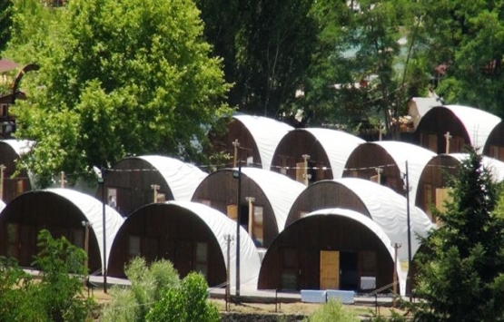 Tunceli'de çadır kamp konseptli otel açıldı!