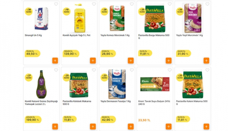Migros ta yüzde 50 indirim fırsatı! 5 litre ayçiçek yağı 139 TL, 5 kg un 49 TL, bulgur 19 TL! 25 Mart 2023 fiyat listesi
