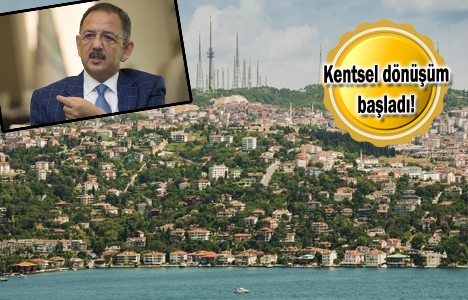 Çamlıca'da anlaşma sağlanamayan evler yıkılmayacak!