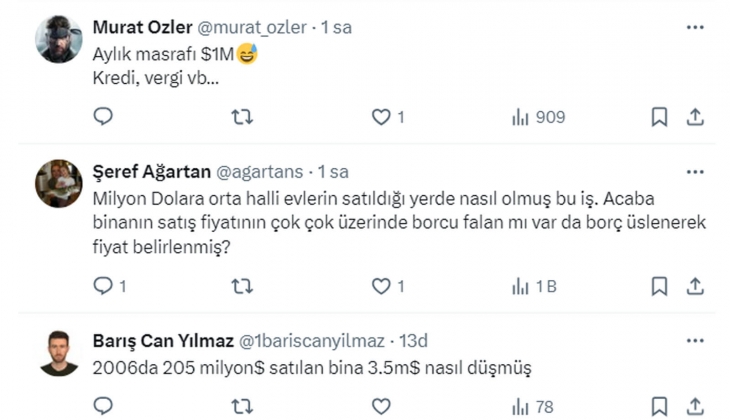 İstanbul daki 1 ev fiyatına, Baltimore da 135 bin metrekarelik gökdelen alınıyor! 