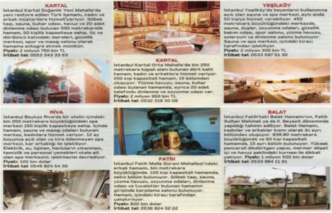 Satılık ya da işletmesi devredilen 25 spa ve hamam!