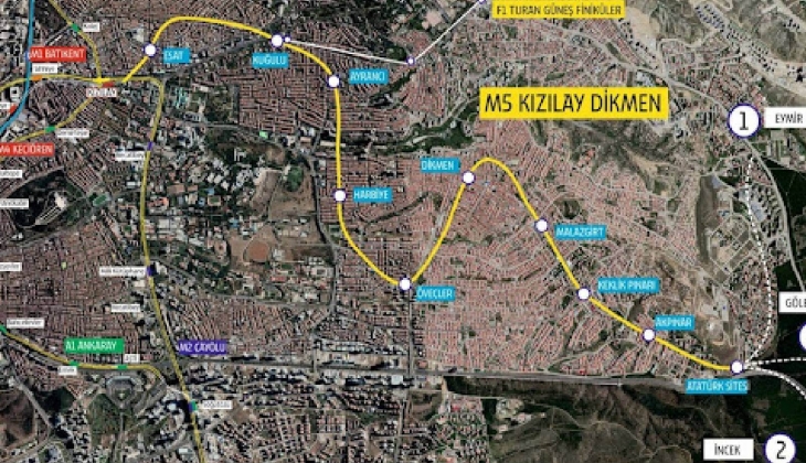 Mamak metro ihalesi revize edildi! Mansur Yavaş açıkladı: 187 milyon Euro daha az teklif aldık!