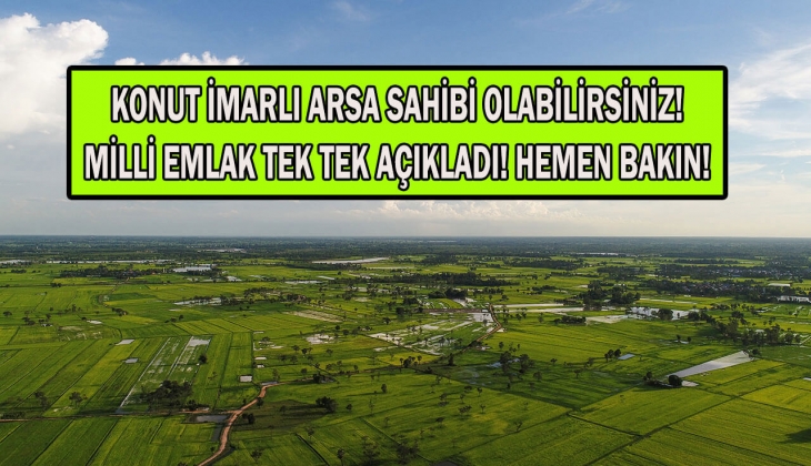 Milli Emlak 163 bin TL'ye arsa satacak! KDV'den muaf arsa fırsatını sakın kaçırmayın! 