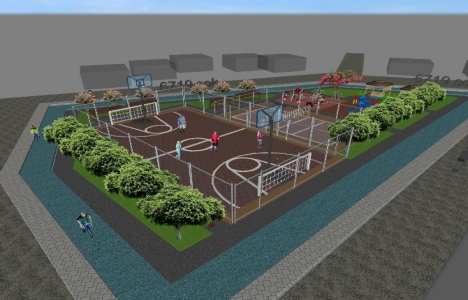 Antalya Kepez’de semt spor sahalarının temeli atılıyor!