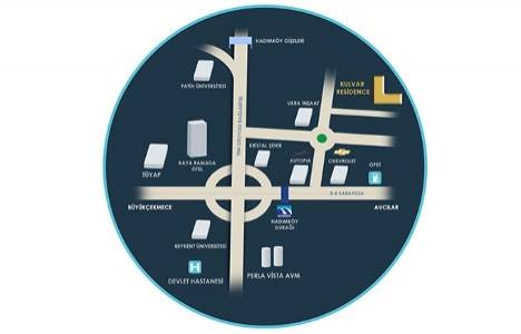 Kulvar Residence ulaşım!