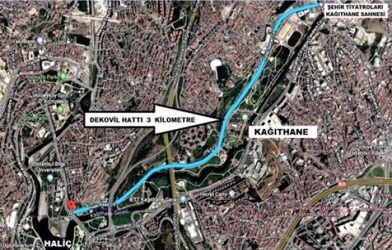 Haliç - Kemerburgaz Dekovil Hattı nı Kağıthane Belediyesi yapacak!