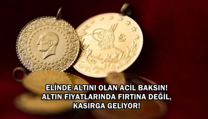 Altın fiyatlarında fırtına değil kasırga geliyor! Elinde altını olanlar acil bakın! 21 Aralık 2022 altın fiyatları