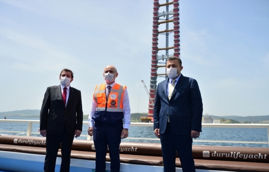 1915 Çanakkale Köprüsü nün son çelik blok montajı yapıldı!