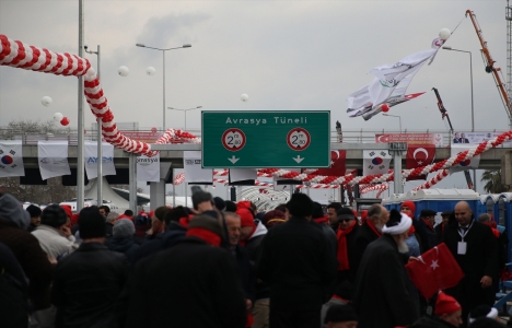 Avrasya Tüneli açılış töreni yapılıyor!
