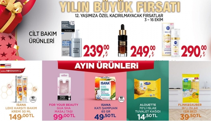 Rossman’da Ekim ayı fırsatlarını kaçırmayın! Rossman 3 Ekim 2022 fiyat listesi…