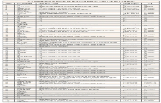 2017 gelir vergisi rekortmeni Şarık Tara oldu!