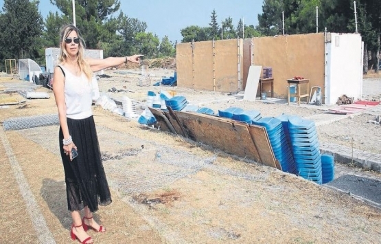 Kemer Dr. Fehmi Öncel Stadı bir gecede yok oldu!