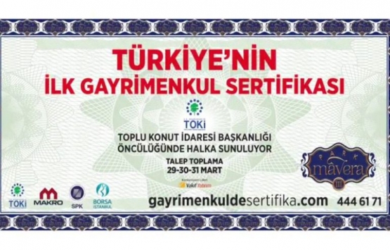 Gayrimenkul sertifikası sektöre kazandırdı!