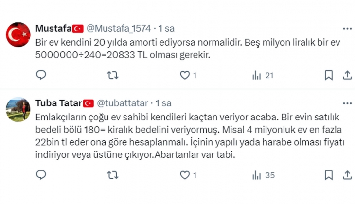 Gazeteciden kira çıkışı: Bodrum katlar en az 15 bin TL! Ev sahibini dinliyorsun haklı, kiracıyı dinliyorsun o daha haklı