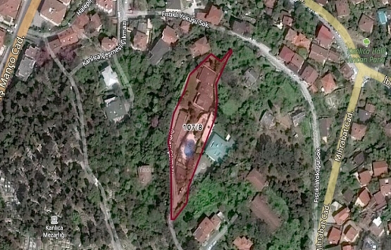 Beykoz da 40.5 milyon TL ye icradan satılık villa!