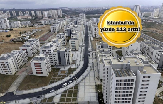 İstanbul'da konut metrekare fiyatı 3 bin 832 liraya çıktı!