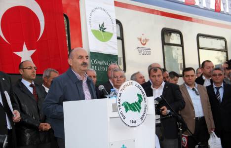 Osmangazi'de barış treni seferi düzenlendi!