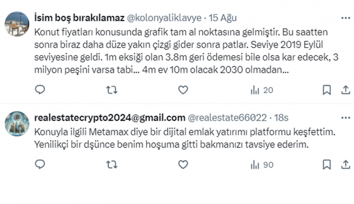 Sektör temsilcisinden ev fiyatları artacak uyarısı: Konut ihtiyacınız varsa alın, evinizi iskontolu satmayın!