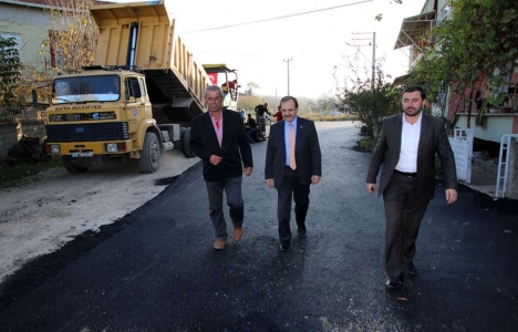 Bafra Bahçeler'de asfalt çalışmaları başladı!