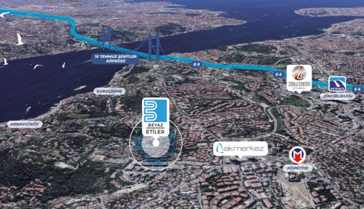 Beyaz İnşaat Etiler konut projesi satışta! Yeni Proje!